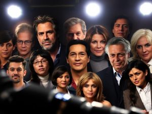 Oameni celebri, lumini de la cameră, interviuri.