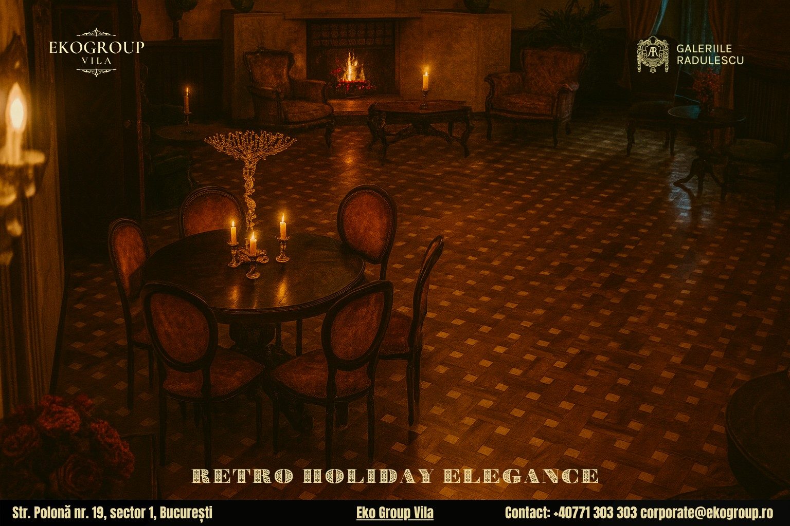 Târg de Crăciun în Stilul Anilor ’30: Eleganță și Nostalgie la Eko Group Vila