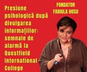 Presiune psihologică după divulgarea informațiilor: semnale de alarmă la Questfield International College